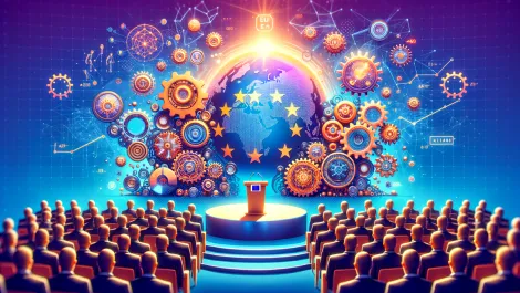 EU chief urges Europe to boost AI initiatives at Davos