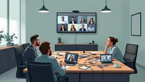 UK workers lose meeting time to hybrid tech glitches