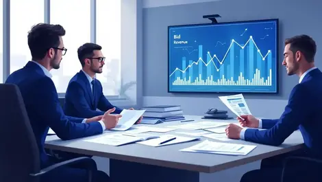 Modern boardroom executives ai sales growth bid docs